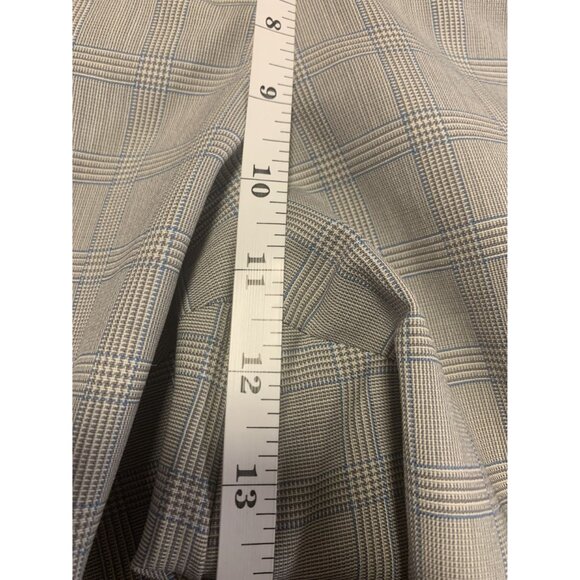 Pendleton Plaid Virgin Wool Chino Pants Size 12 Gray - Picture 7 of 9